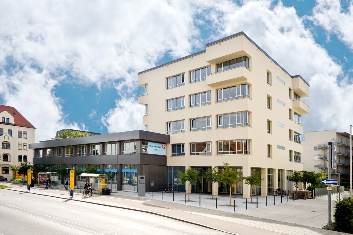 Das Gebäude der VR Bank Niederbayern-Oberpfalz eG (Foto: Meine Bank)